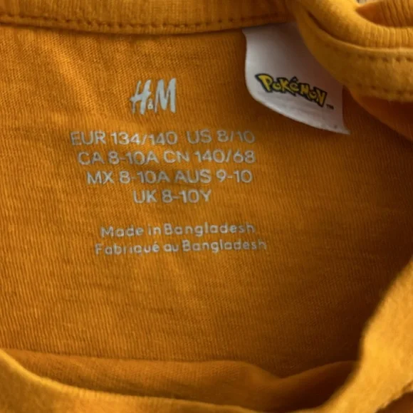 Boys lot of 9 t shirts sizes 7 and 8 Pokémon, Nike, super Mario - Picture 8 of 16